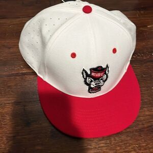 Big Melon NC North Carolina State Wolfpack Sewn perforated baseball fitted cap